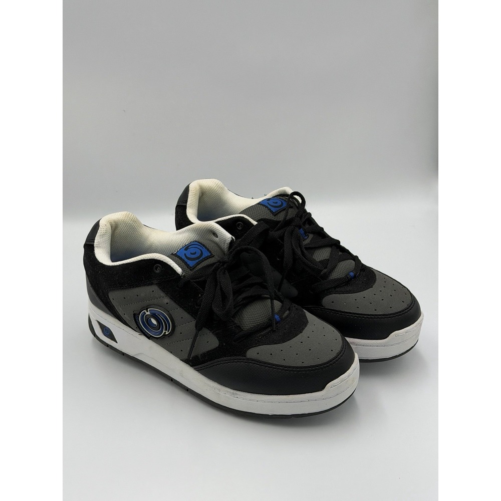Spinners Roller Shoes Men's 7 Black Blue Y2K Heelys Style Sneakers